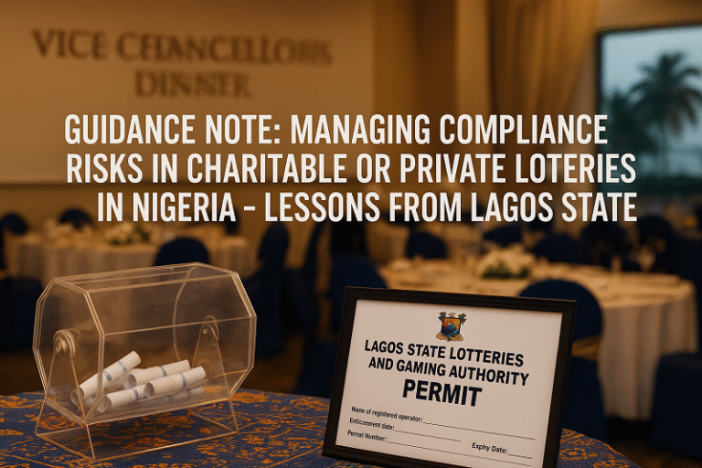 Guidance Note: Managing Compliance Risks in Charitable Lotteries in Nigeria