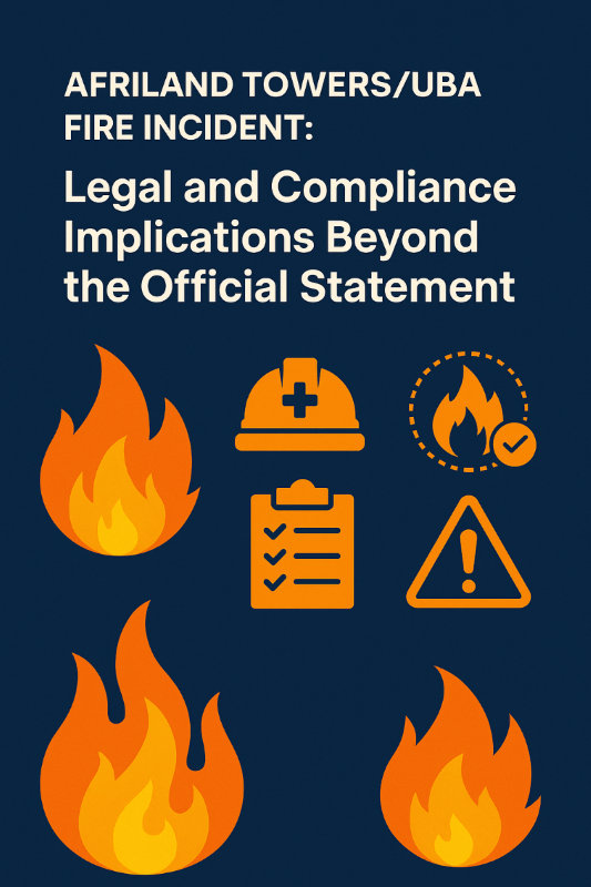 UBA’S OFFICIAL STATEMENT IN AFRILAND TOWERS/UBA FIRE